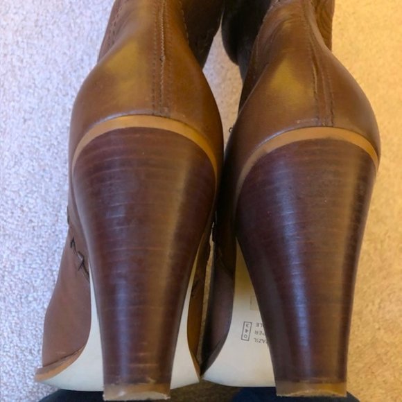 Bronx Brown Heeled Boots - Picture 10 of 10
